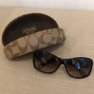 Coach sunglasses with case
